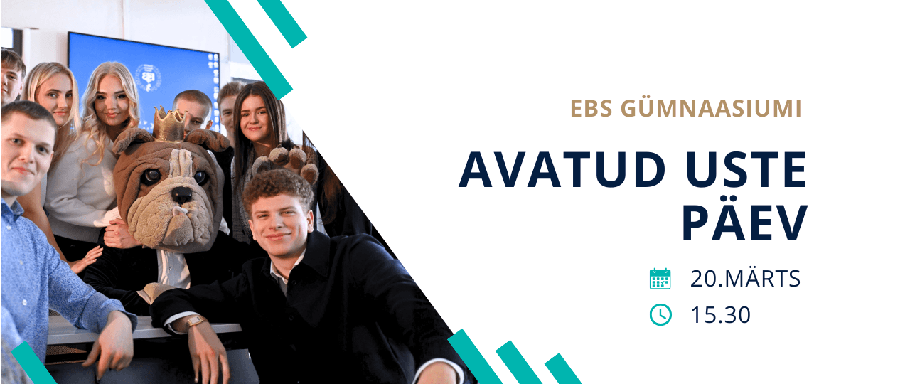 EBS Gümnaasiumi Avatud uste päev bänner