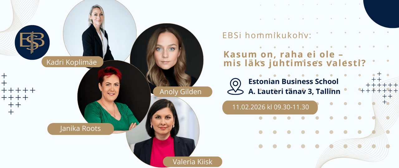 EBSi hommikukohv: Kasum on, raha ei ole – mis läks juhtimises valesti?