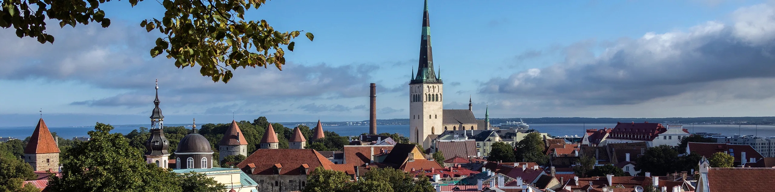 Tallinn Old Town skyline